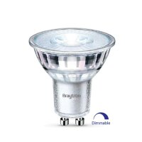 10er Sparpack LED Leuchtmittel GU10 Glas 5,5 W | dimmbar
