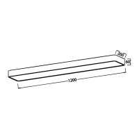 LED Deckenleuchte BLADE LN 45W | eckig | schwarz | 3in1 Lichtfarbe Ei,  89,90 €