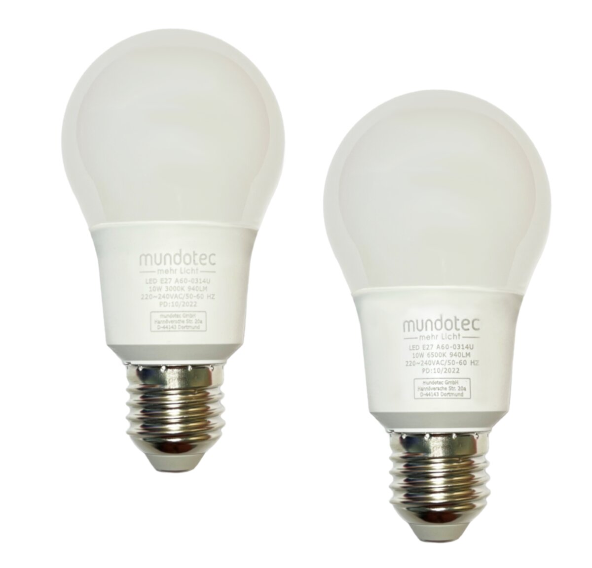 LED Leuchtmittel E27 Standard (A60) 10W 940Lm warm- kaltweiß, 2,49 €