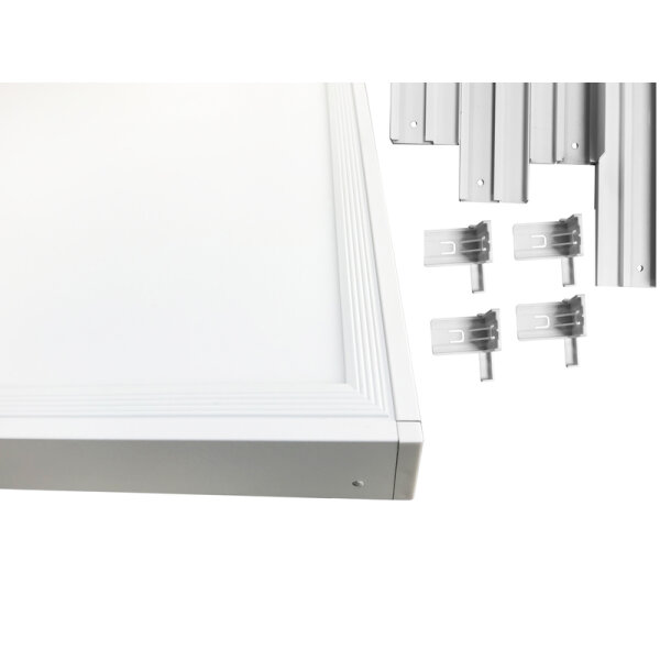 Aufbaurahmen für LED Panel 60x60 cm weiß, 18,99 €